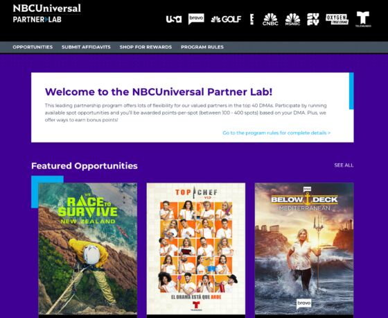 NBCUniversal Partner Lab